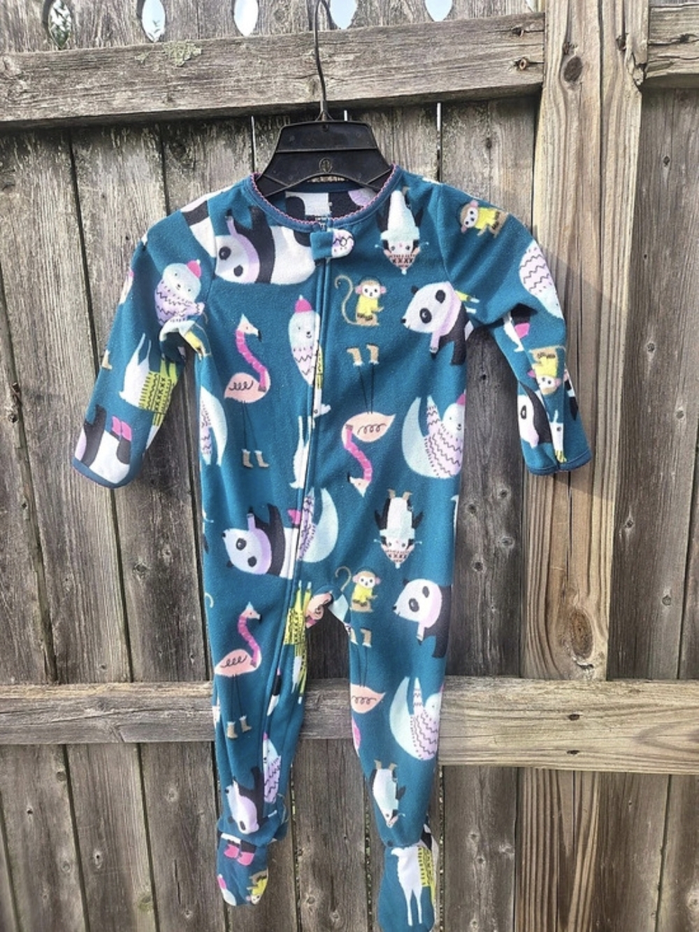 Carter's just one you Animal Print Footie Size 2T